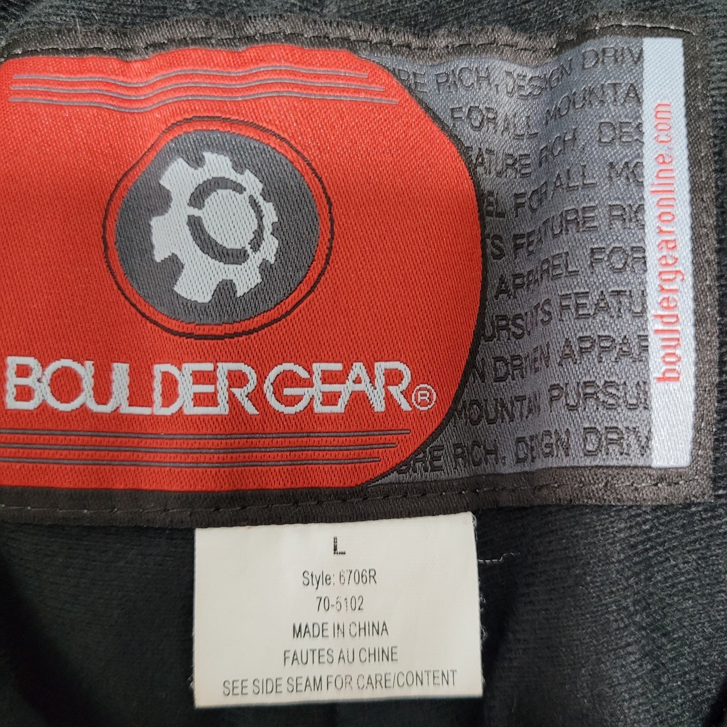 Boulder Gear Grey Adjustable Waist Insulated Snow Ski Pants Large L (36x31)