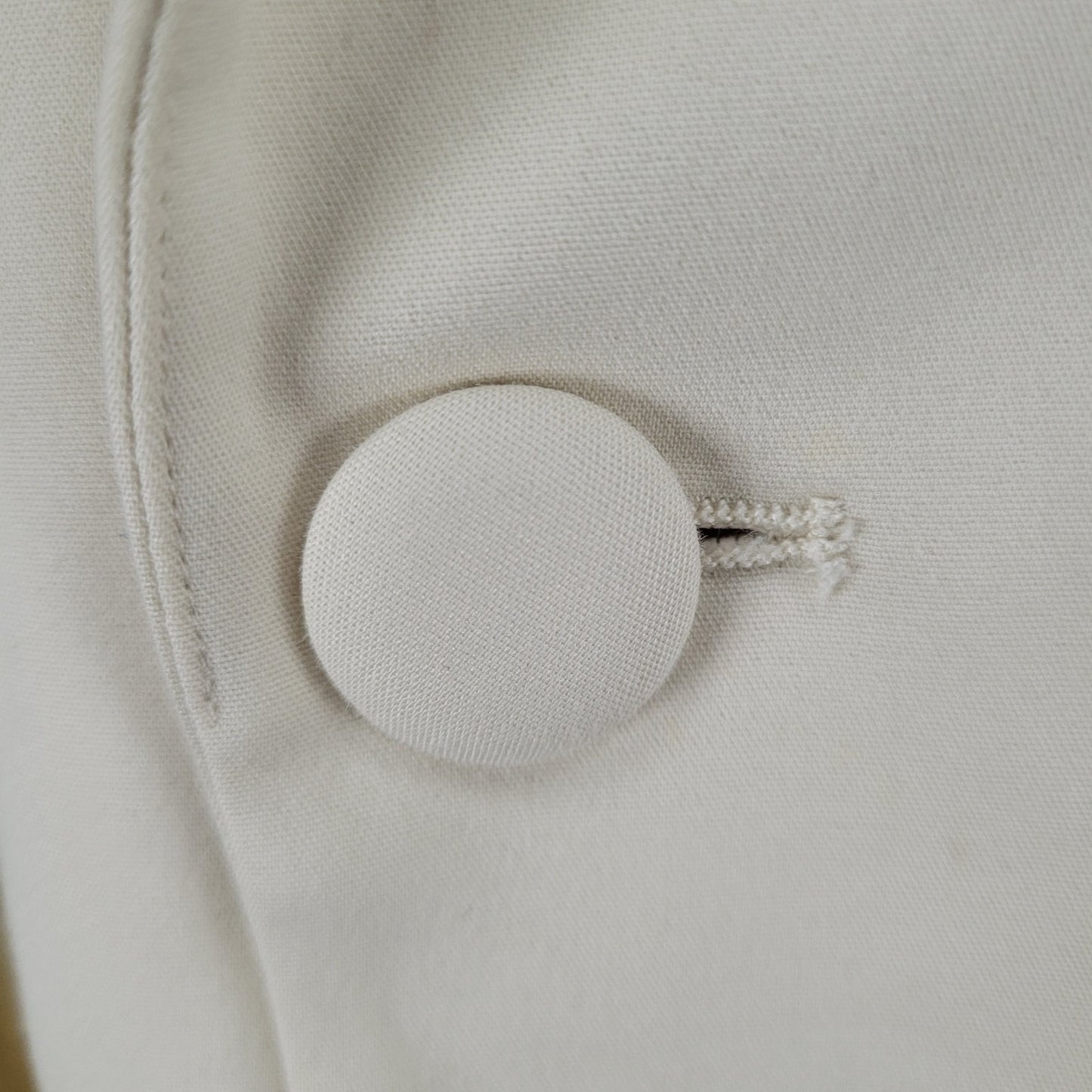 Good American Bone Ivory Double Breasted Stretch Notch Blazer Suit Jacket 2