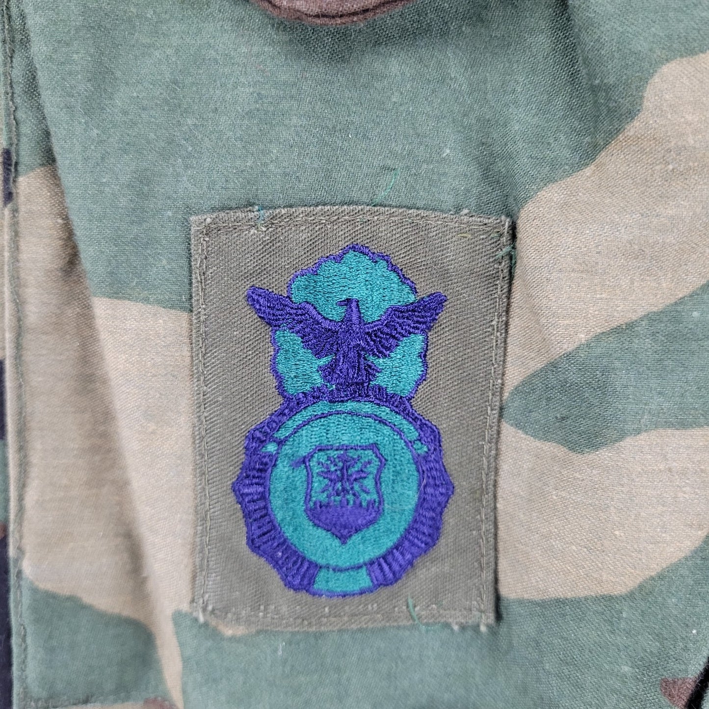US Air Force Camo Tactical Air CommanField Coat Military Jacket Hooded Small S R