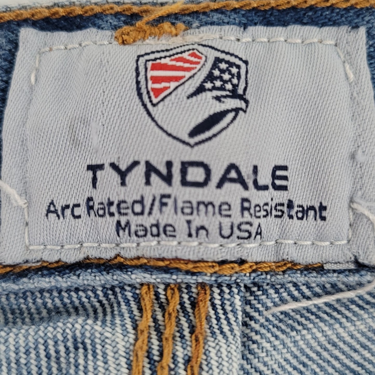 Tyndale Blue Denim FRMC Flame Resistant Protective Jeans USA Made Size 8 (30x31)