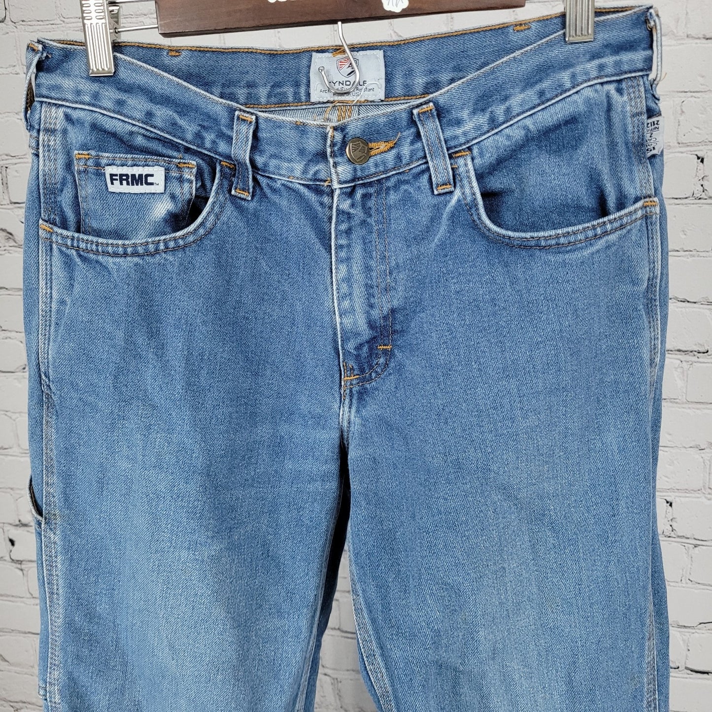Tyndale Blue Denim FRMC Flame Resistant Protective Jeans USA Made Size 8 (30x31)
