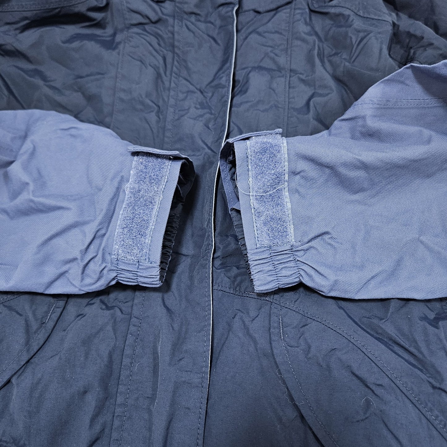 Columbia Blue Titanium Omni Tech Waterproof Breathable Double Zip Jacket Medium