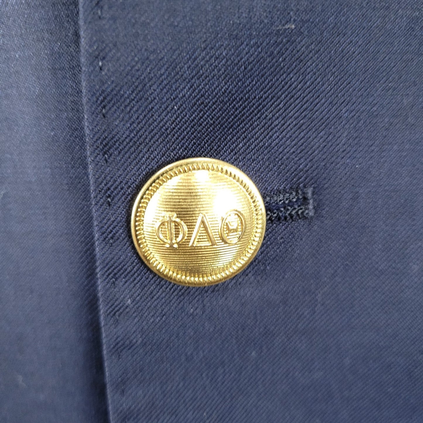 Blaze-In Sportswear Navy Phi Delta Theta Worsted Wool Notch Blazer Sportcoat 40R