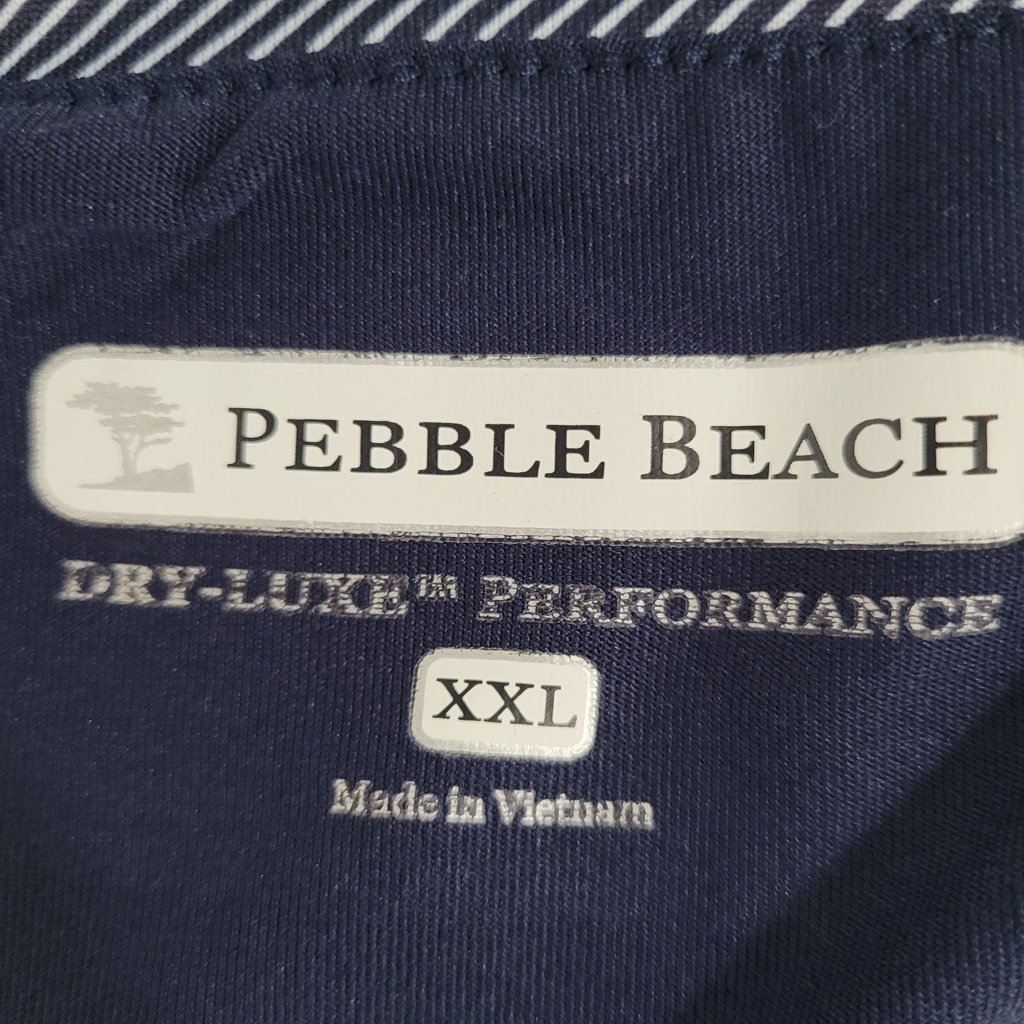 Pebble Beach Navy Stripe Dry Luxe Performance Lined Skort Size XXL (42x17.5)
