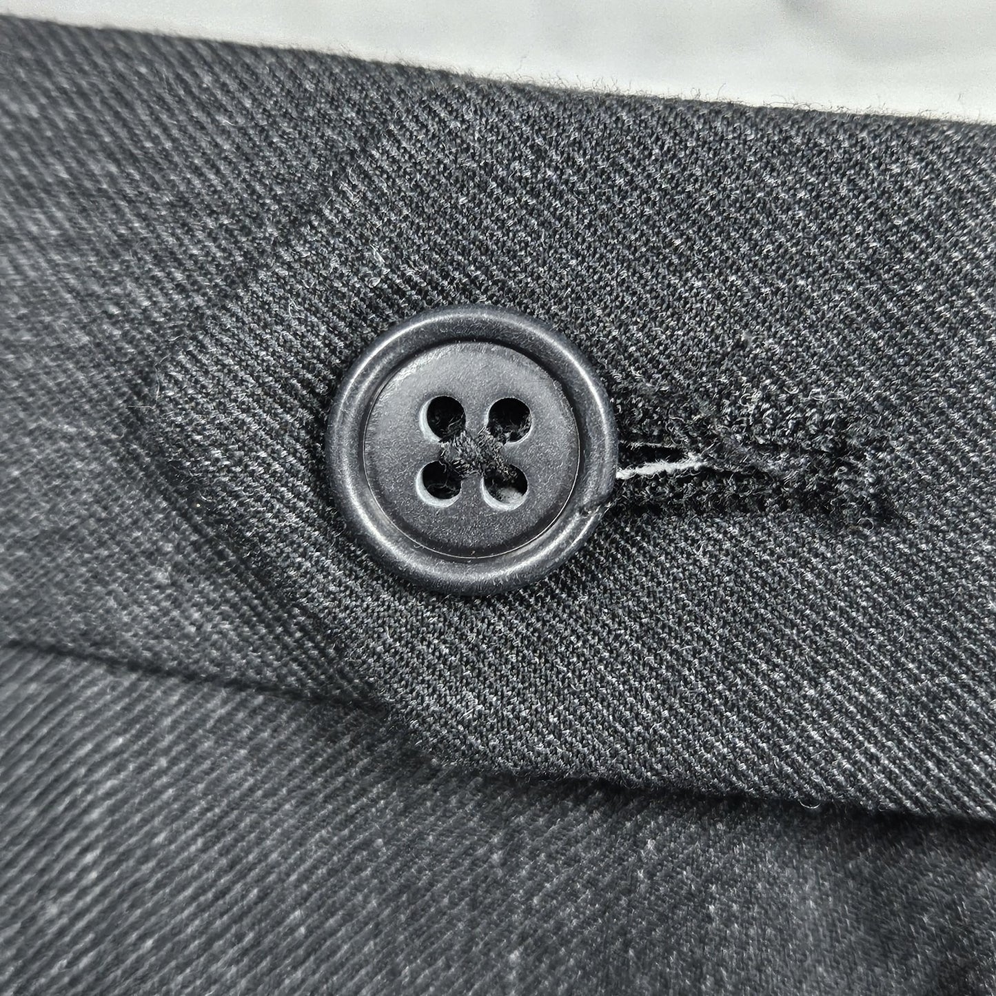 Joseph & Feiss Gold Grey Wool Blend Flat Front Straight Leg Dress Pants 42x29