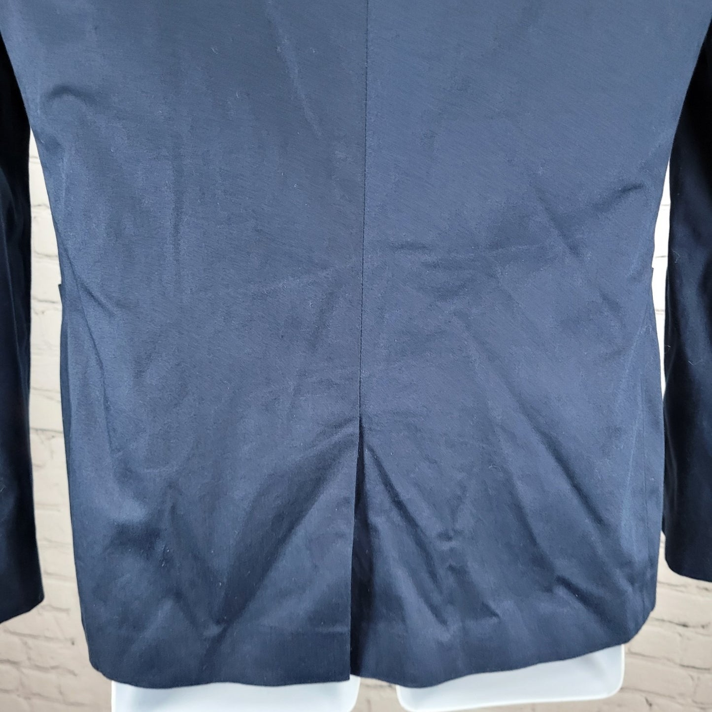 ASOS Navy Blue 2 Button Single Vented Notch Blazer Jacket Sport Coat Size 34R
