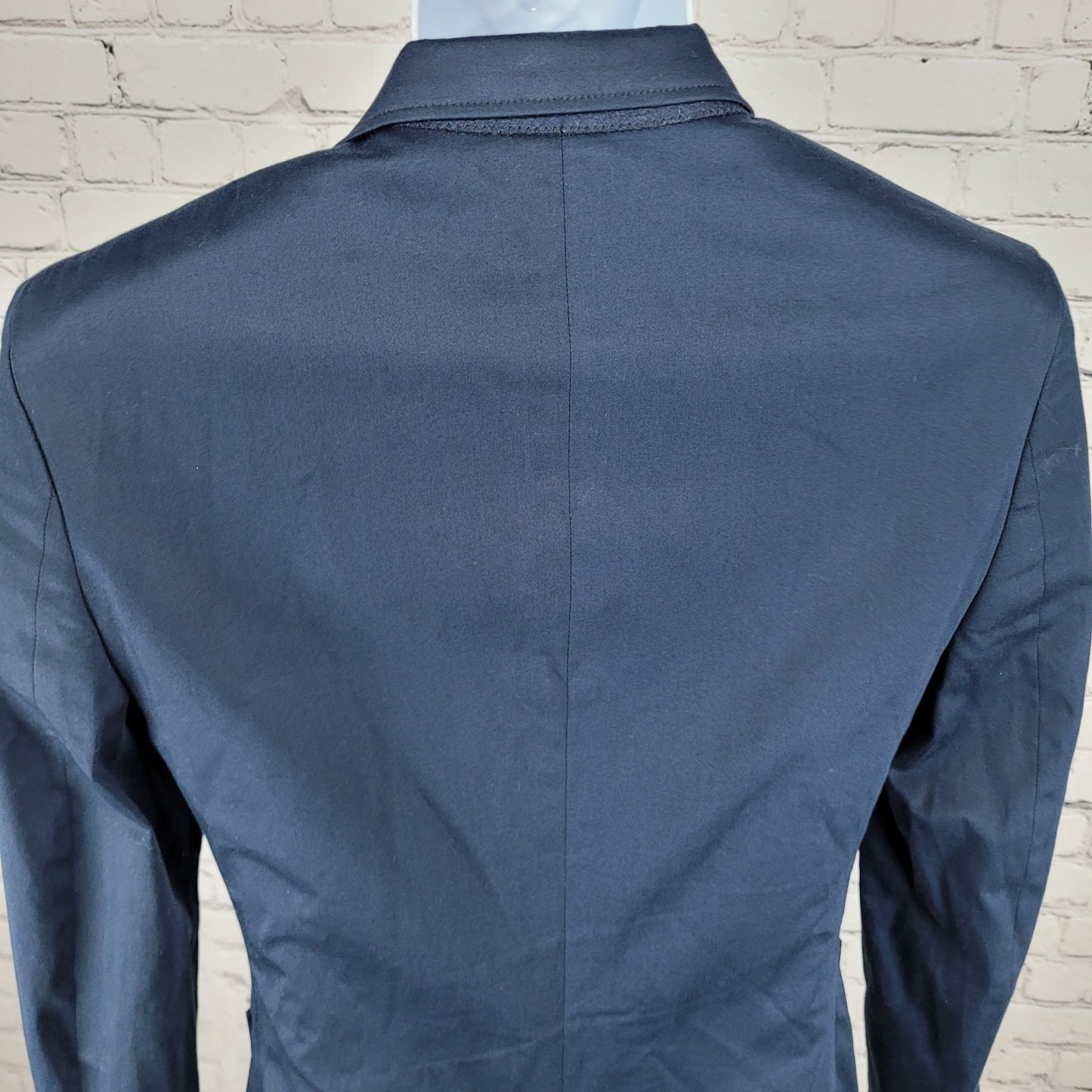 ASOS Navy Blue 2 Button Single Vented Notch Blazer Jacket Sport Coat Size 34R