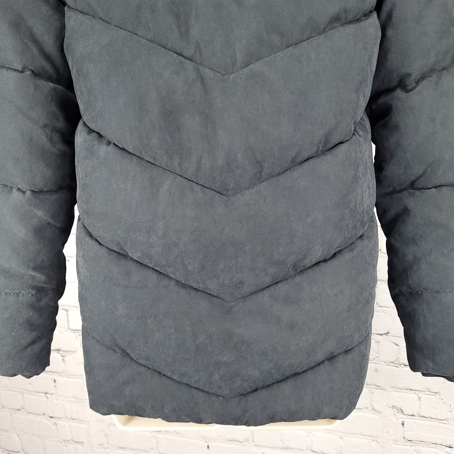 Abercrombie & Fitch Ultra Black Fleece Lined Insulated Hooded Jacket Size XS