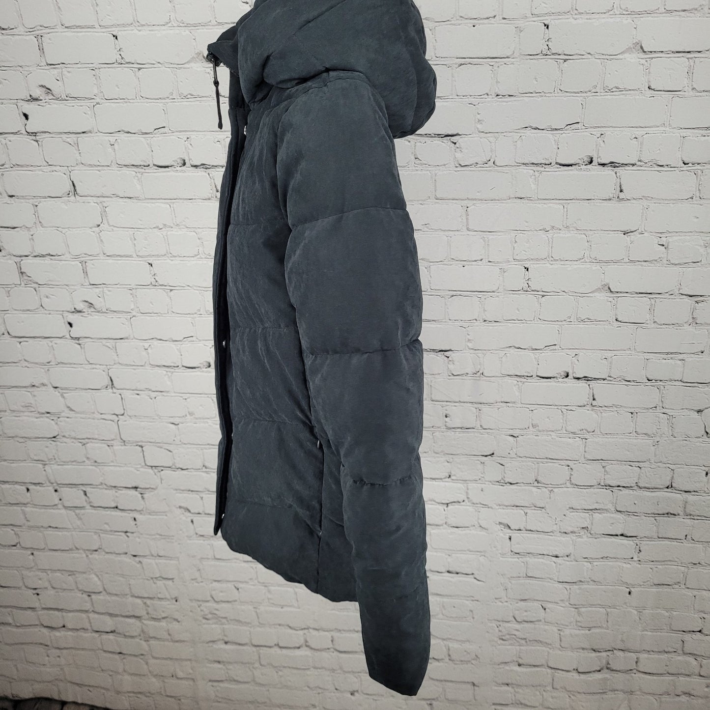 Abercrombie & Fitch Ultra Black Fleece Lined Insulated Hooded Jacket Size XS