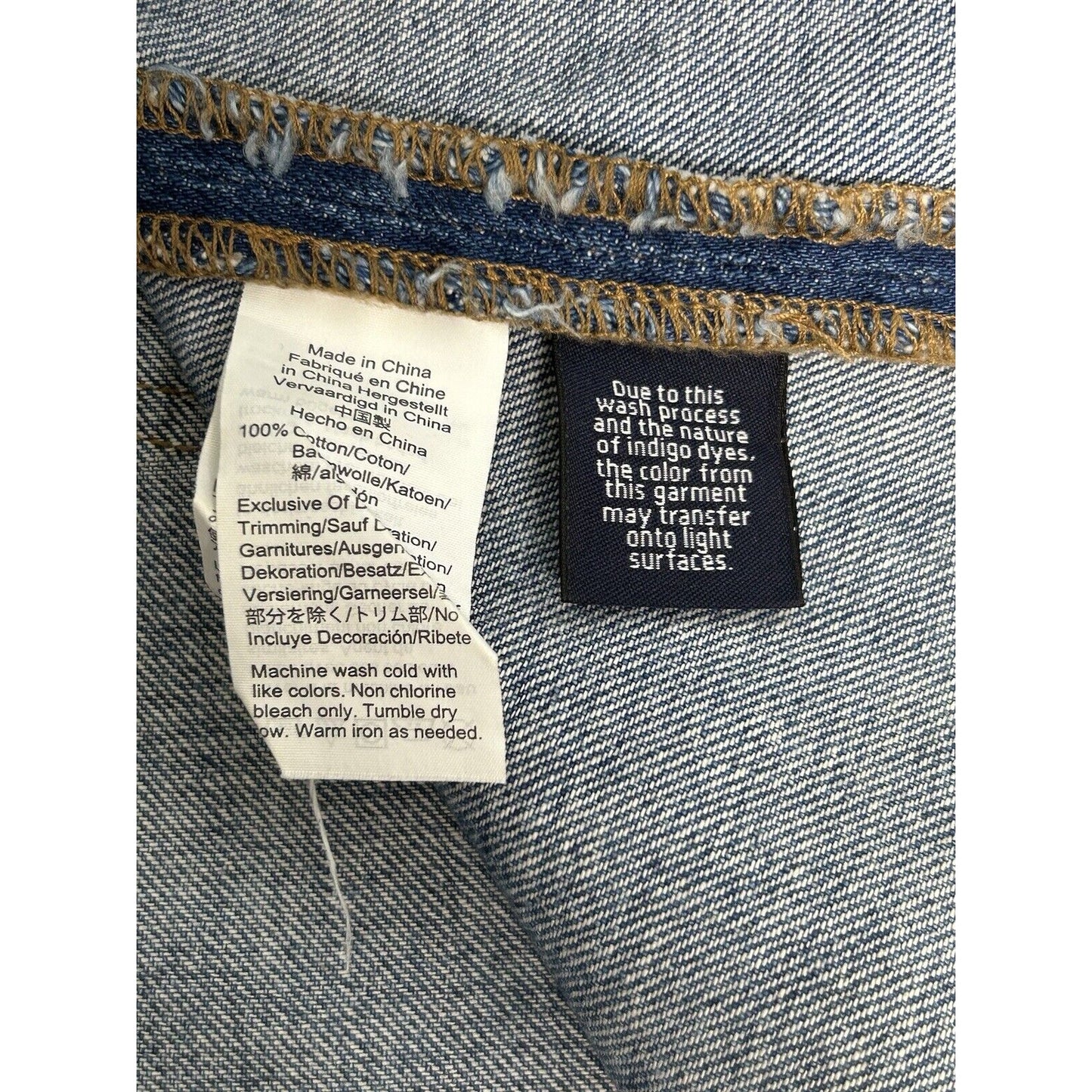 Madewell Medium Wash Raw Hem Straight Pencil Denim Mini Skirt Women’s 29