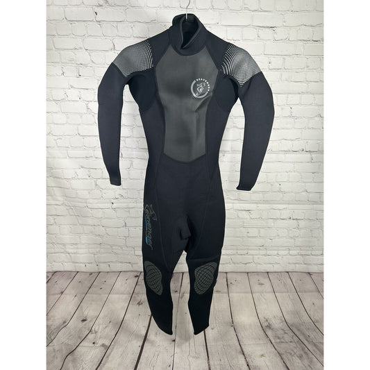 Seavenger Black 3mm Long Sleeve Classic Neoprene Women Fullsuit Wetsuit Size 3