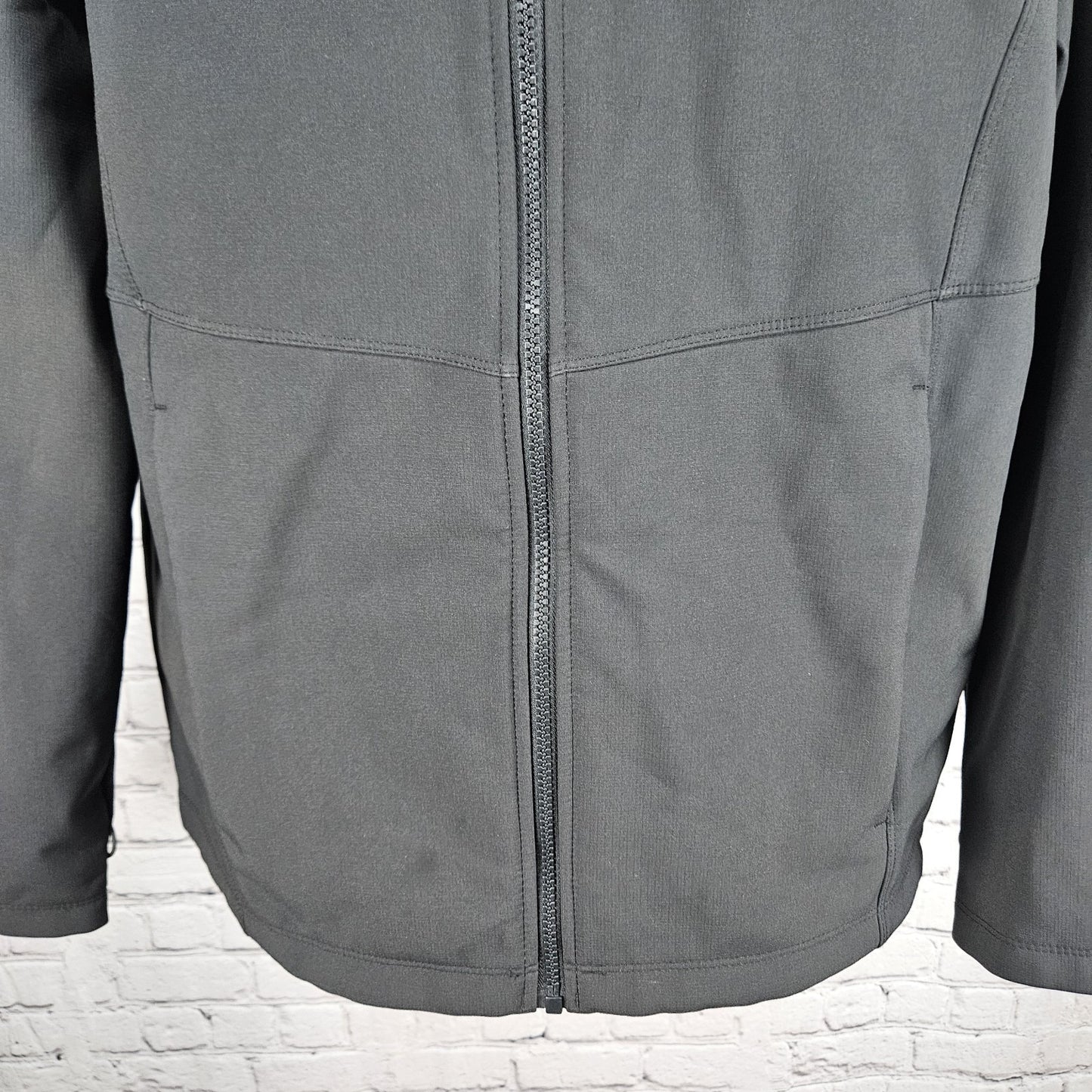 Sonic Black Fleece Lined Logo Employee Uniform Zip Pockets Jacket Medium M