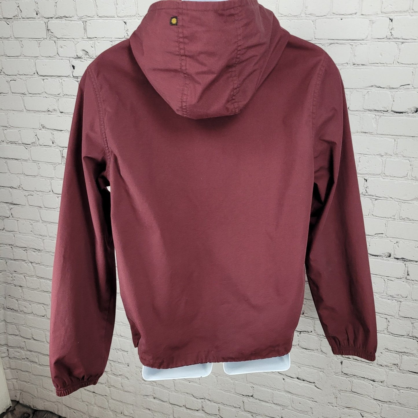 Element Wolfeboro Collection Deep Red Full Zip Hooded Jacket Size Small S