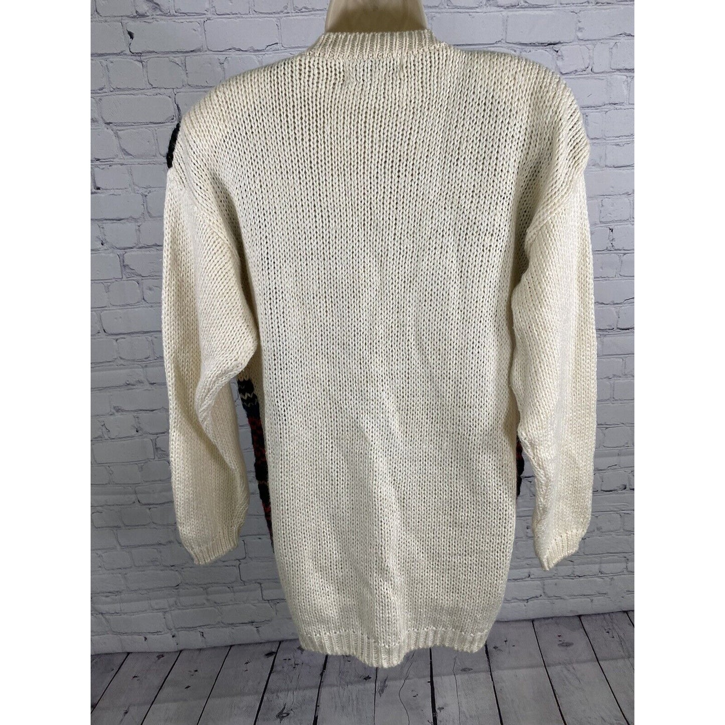 Vintage NWT A Little Extra Spice Womens Knit Sweater Button Up V Neck 24W/ 44