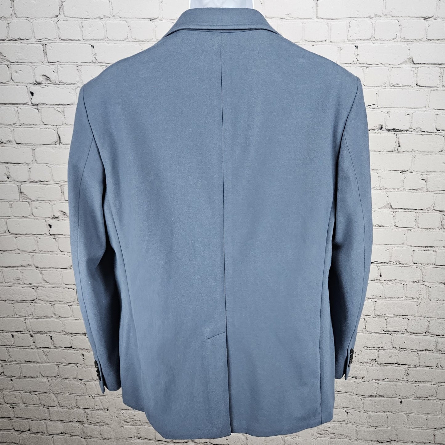 Artefact Bering Sea Blue 2 Button Single Vented Notch Blazer Sport Coat Large L