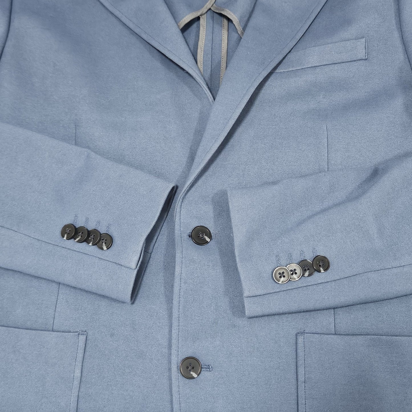 Artefact Bering Sea Blue 2 Button Single Vented Notch Blazer Sport Coat Large L