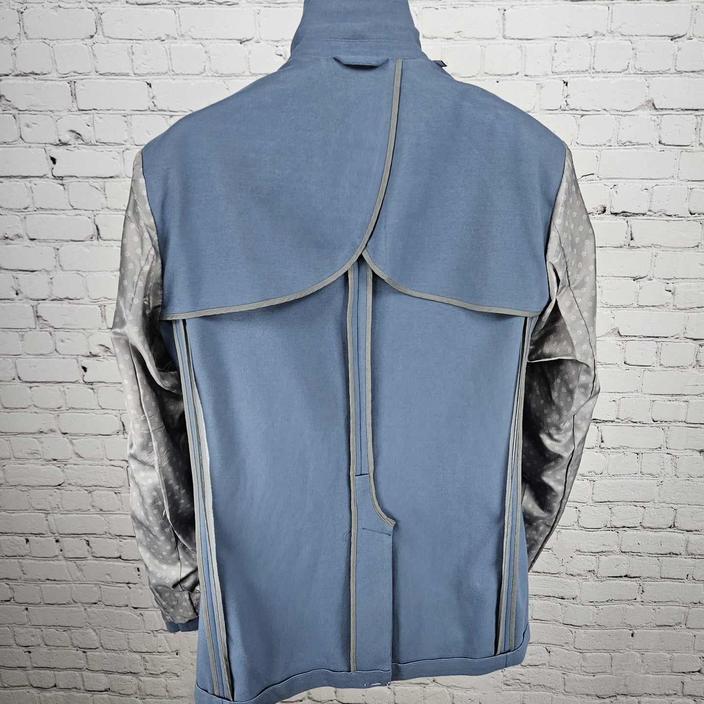 Artefact Bering Sea Blue 2 Button Single Vented Notch Blazer Sport Coat Large L