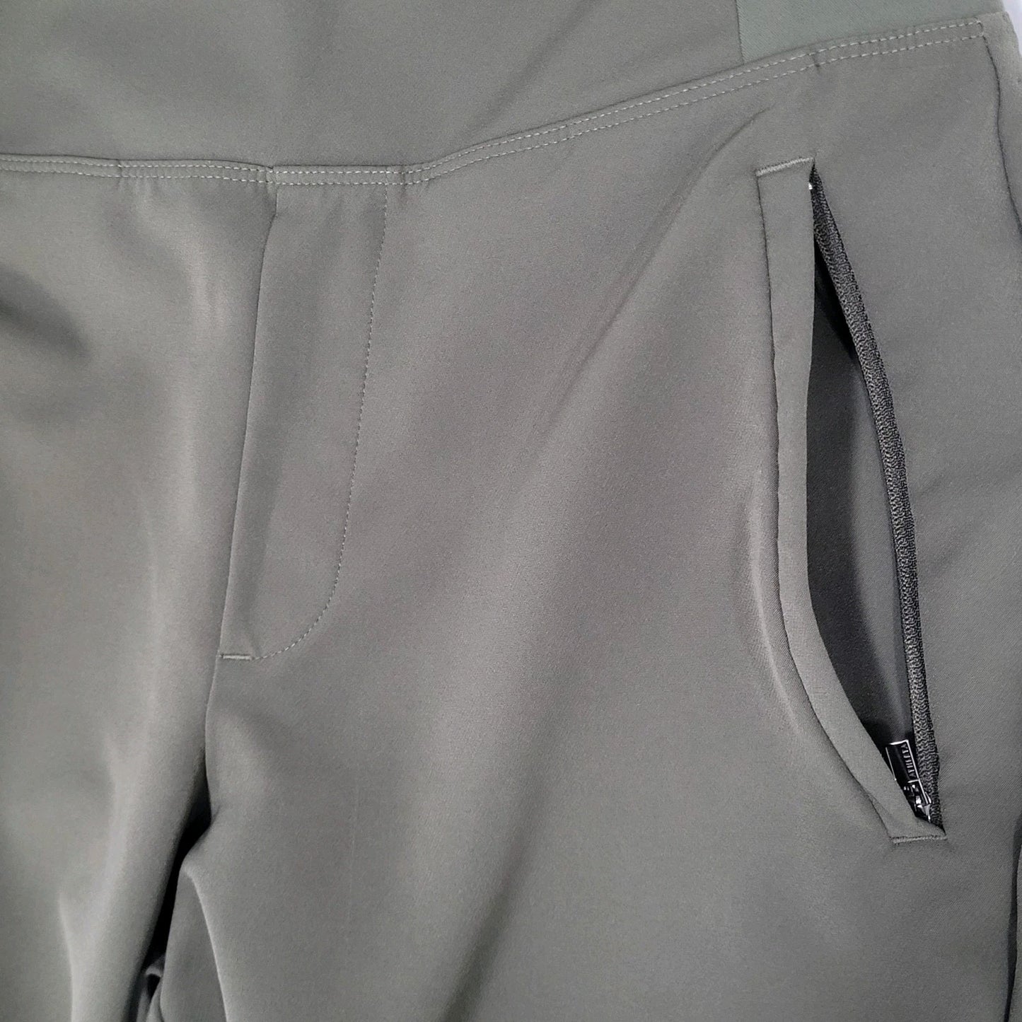 Athleta Green Athleisure Stretch Hiking Pull On Mid Rise Pants Size 0 (25x28)