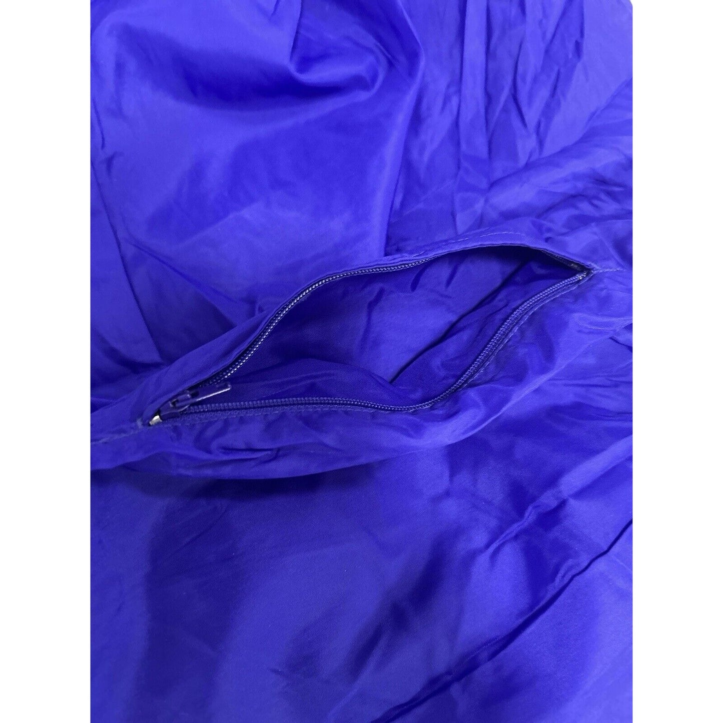 VTG Nike Purple Elastic Waist Ankle Zip Athletic Windbreaker Pants Size 14