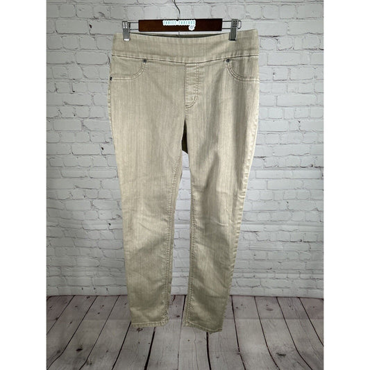 Chico’s Light Brown Pull On Skinny Leg High Rise Women’s Jeggings Sz 8 (32 x 29)