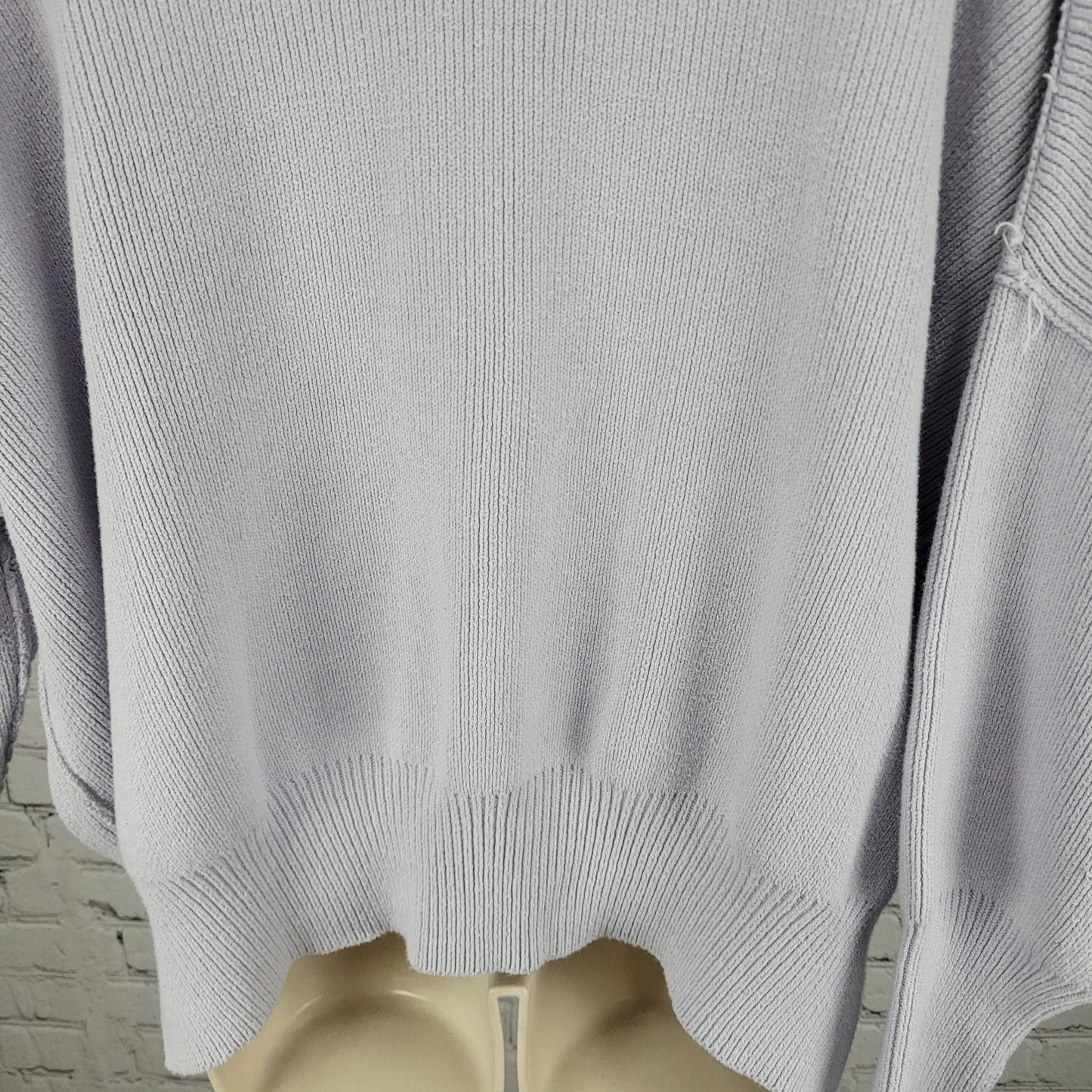 Free People Purple Oversized Boxy Dolman Long Sleeve Pullover Sweater Size XS