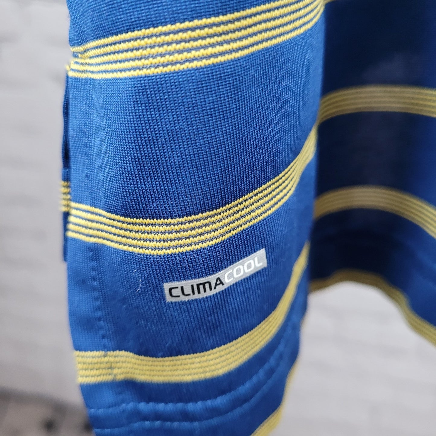 Grey Rock Cup Austin TX Blue Striped Adidas Golf Clima Cool Polo Shirt Size 2XL