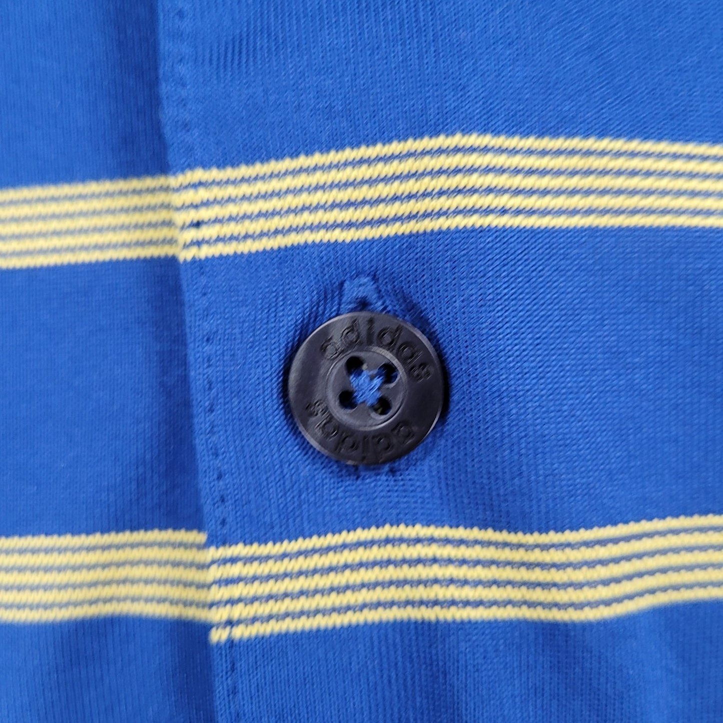 Grey Rock Cup Austin TX Blue Striped Adidas Golf Clima Cool Polo Shirt Size 2XL