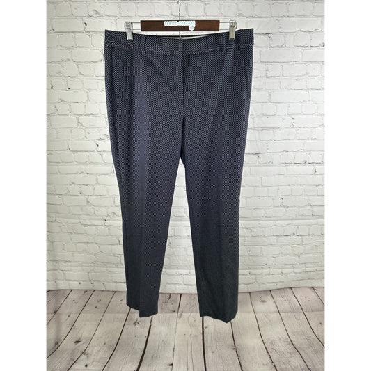 Talbots Navy Blue Newport Straight Leg Trousers Women’s Dress Pants 10 (34 x 30)