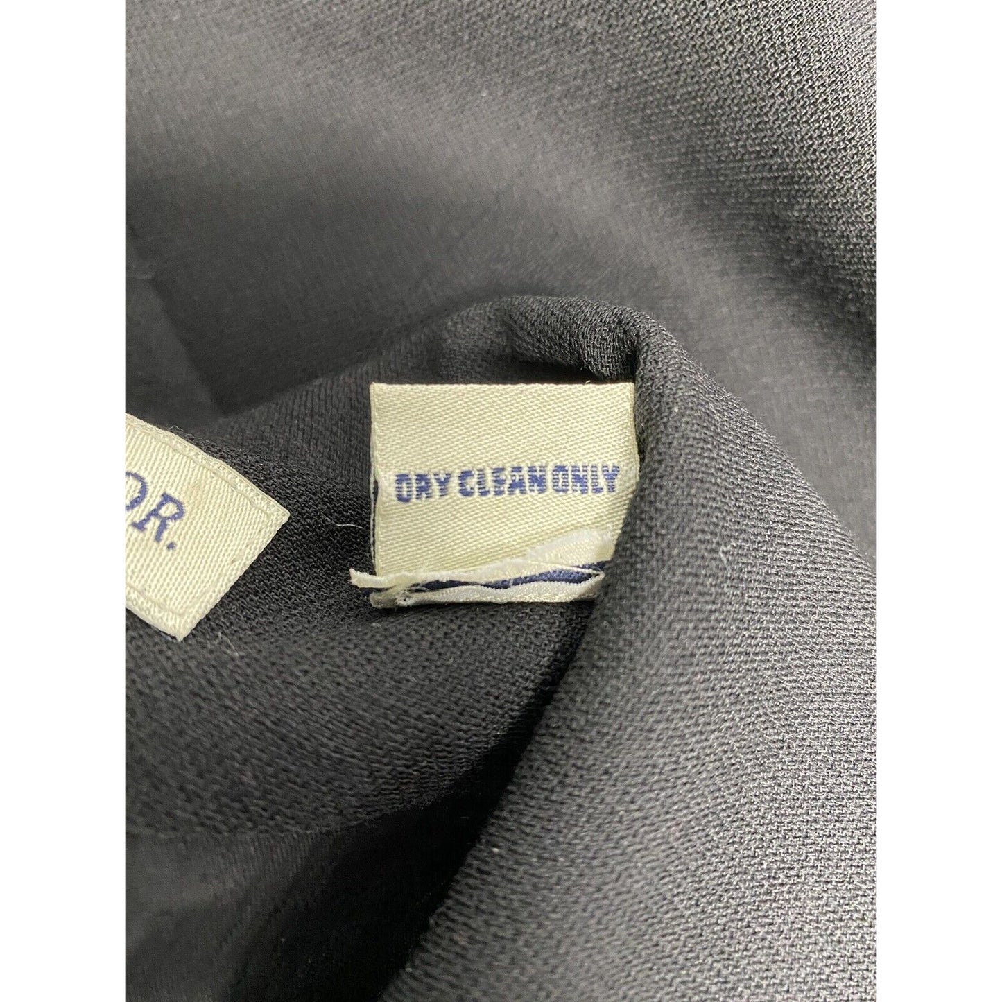 Ann Taylor Black 100% Wool Double Breasted Peak Lapel Blazer Jacket Womens 4