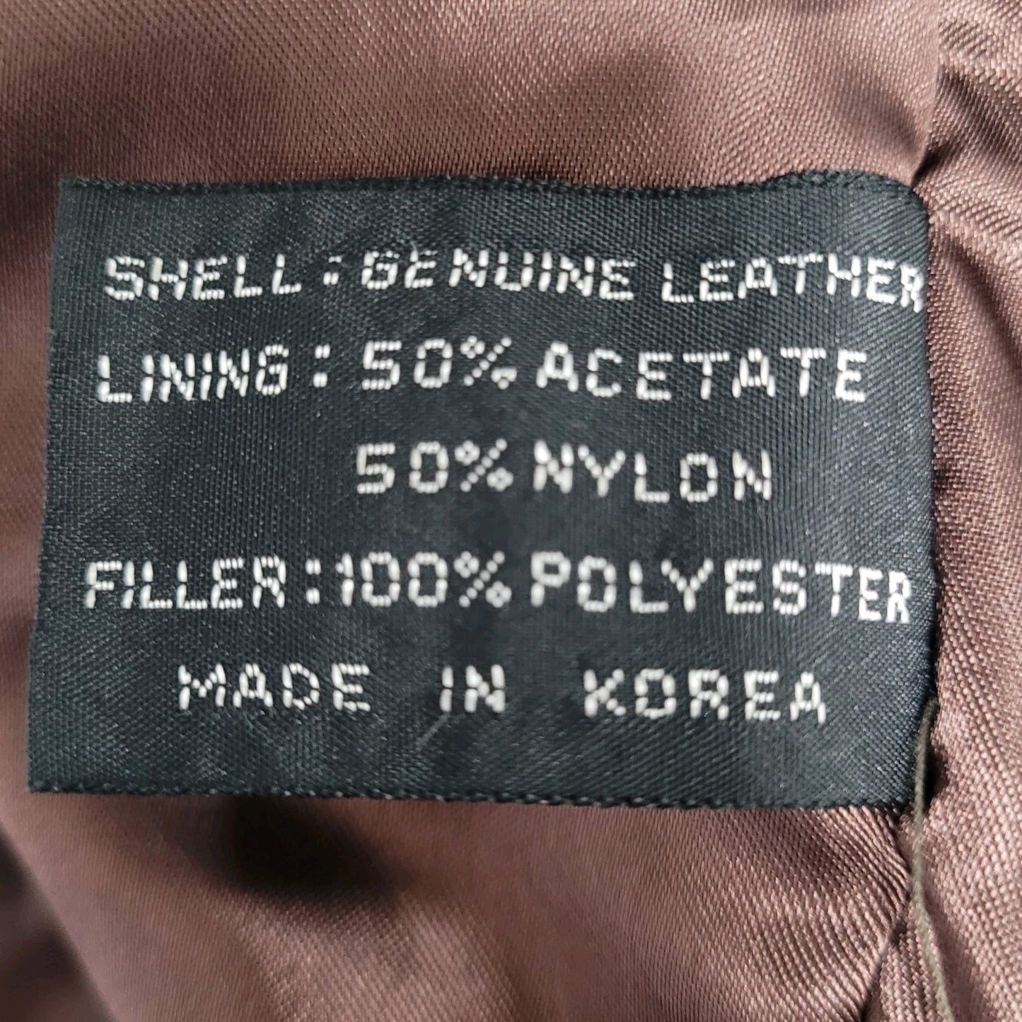 VTG Aggio Brown Genuine Soft Leather Full Zip Snap Pockets Bomber Jacket Large L