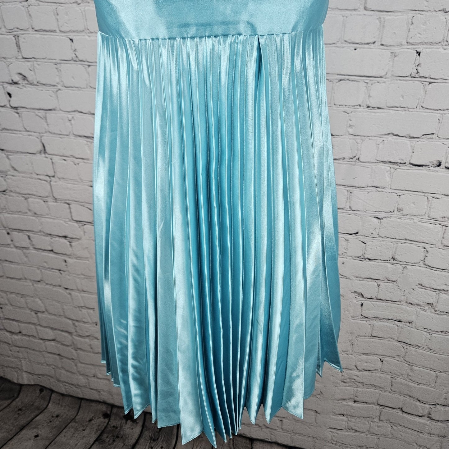 Jessica McClintock Gunne Sax Accordion  Strappy Back Sequin Short Dress USA 11