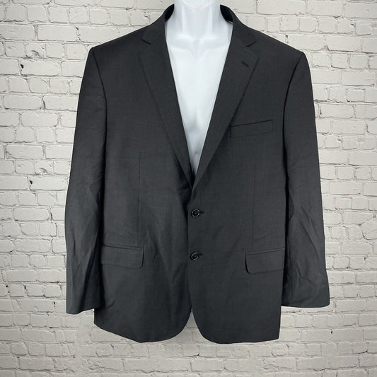 Brooks Brothers Explorer Madison Fit Grey Wool Blend 2 Button Blazer Jacket 46R