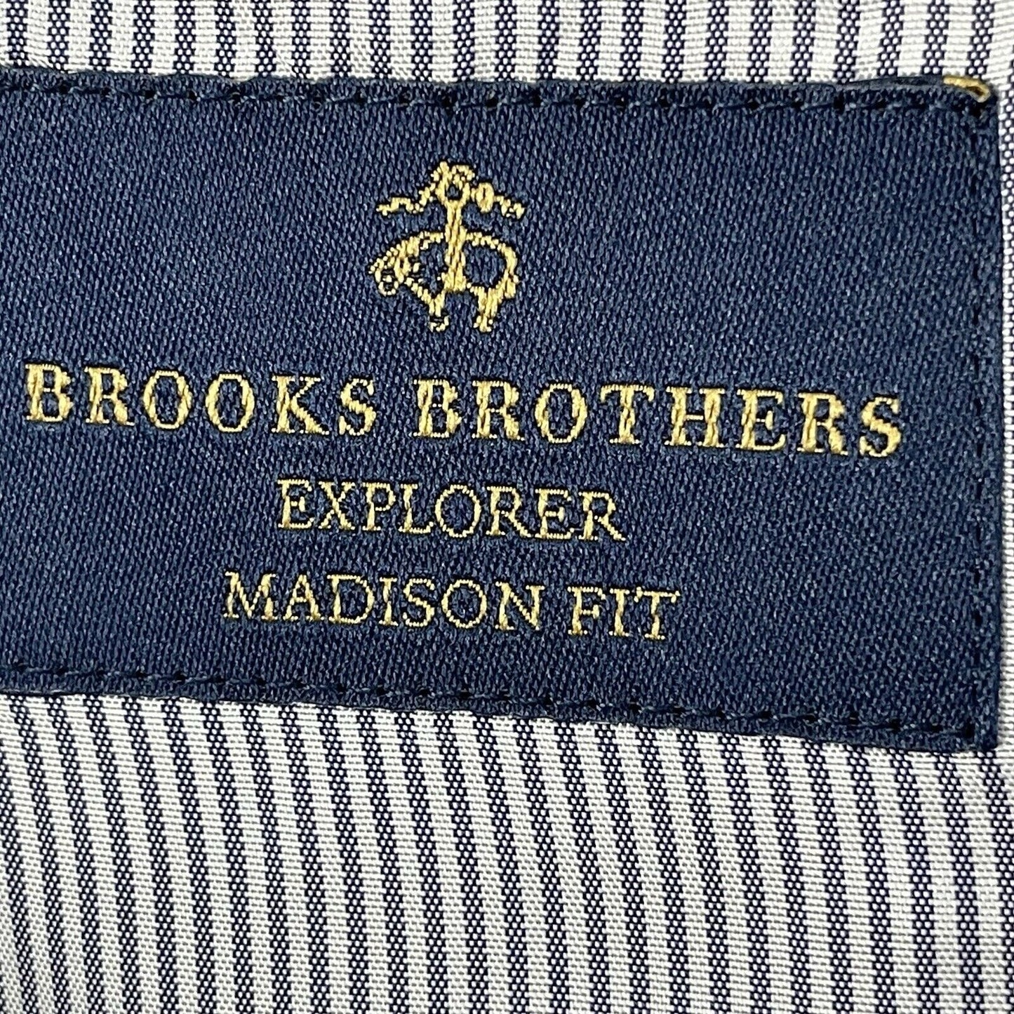Brooks Brothers Explorer Madison Fit Grey Wool Blend 2 Button Blazer Jacket 46R