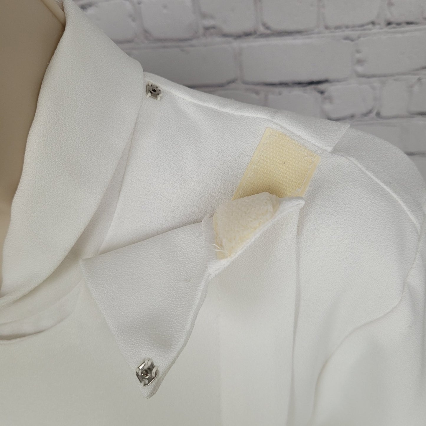 VTG Collegiate Cap & Gown White Lace Trim Clergy Robe Alb USA Made Size 55-42-32