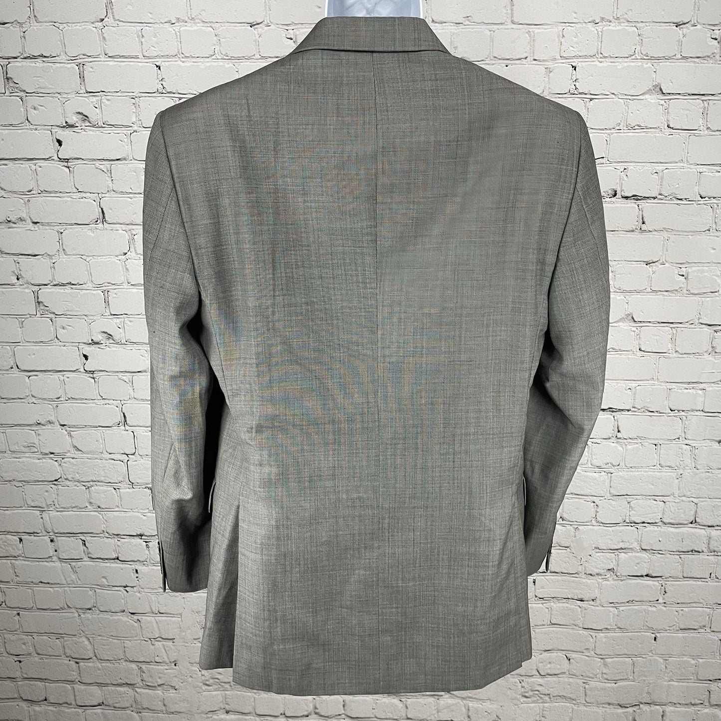 Jos A Bank Grey Wool Tailored Fit Travelers Collection Blazer Sport Coat 40L