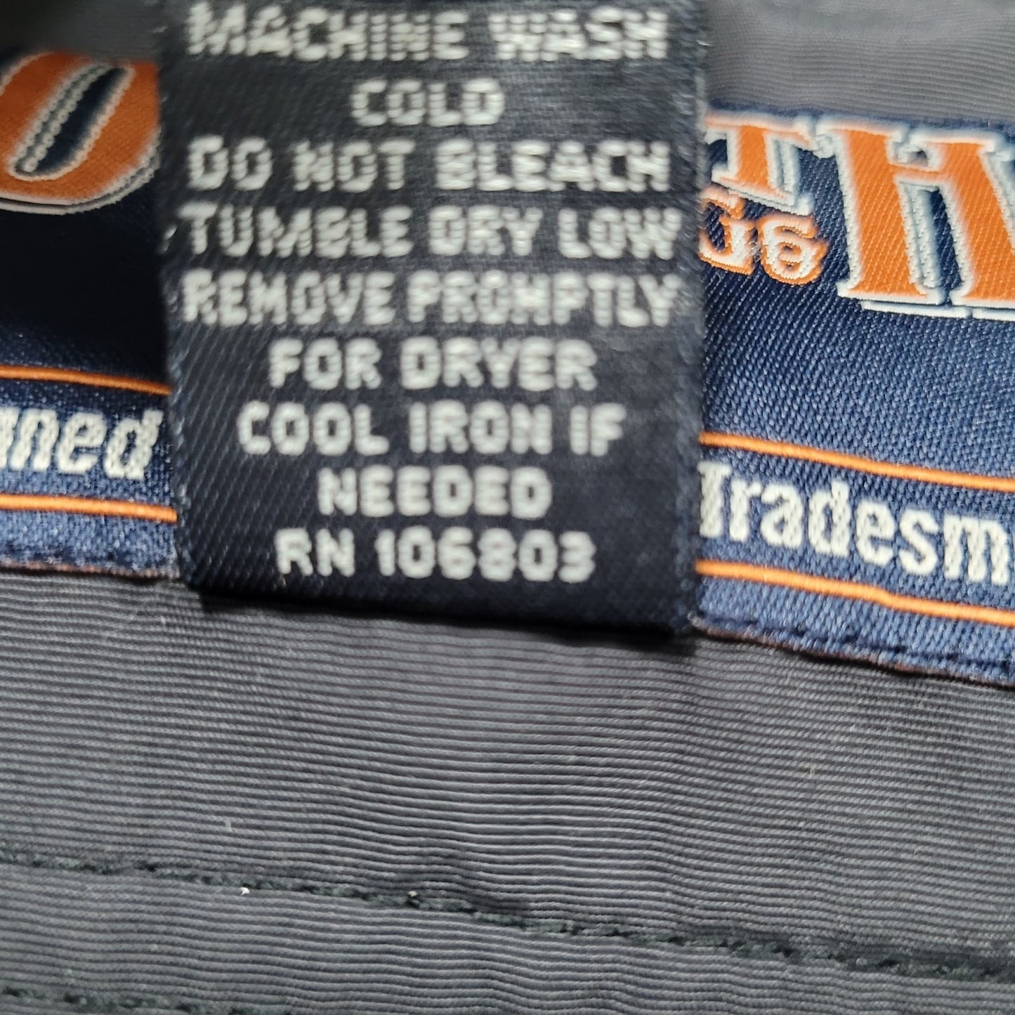 Duluth Trading Black Tradesmen Cargo Utility Fleece Lined Workwear Zip Jacket XL