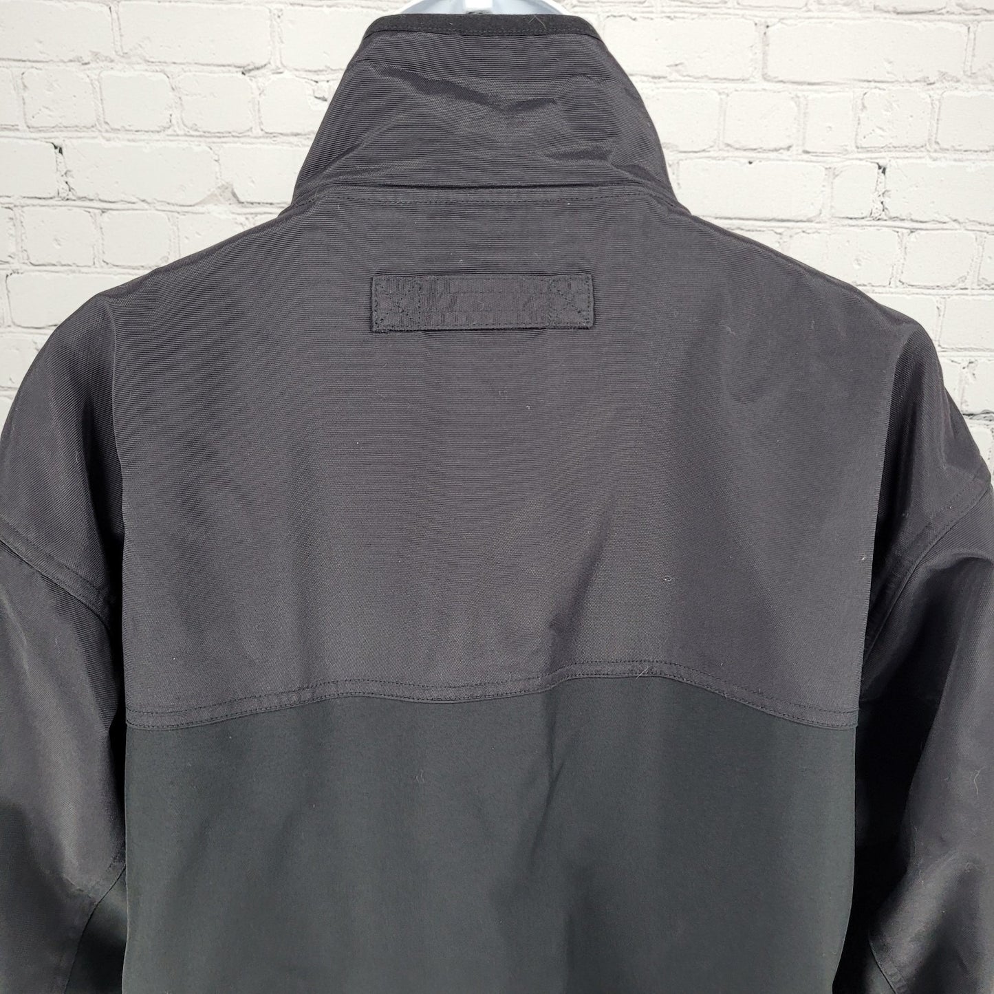 Duluth Trading Black Tradesmen Cargo Utility Fleece Lined Workwear Zip Jacket XL