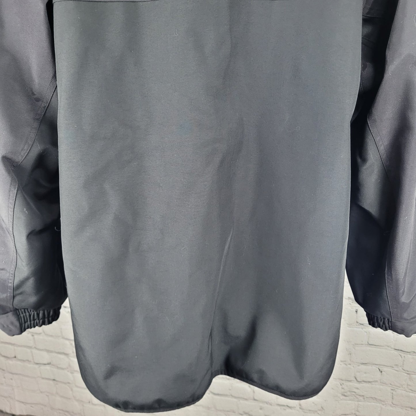 Duluth Trading Black Tradesmen Cargo Utility Fleece Lined Workwear Zip Jacket XL