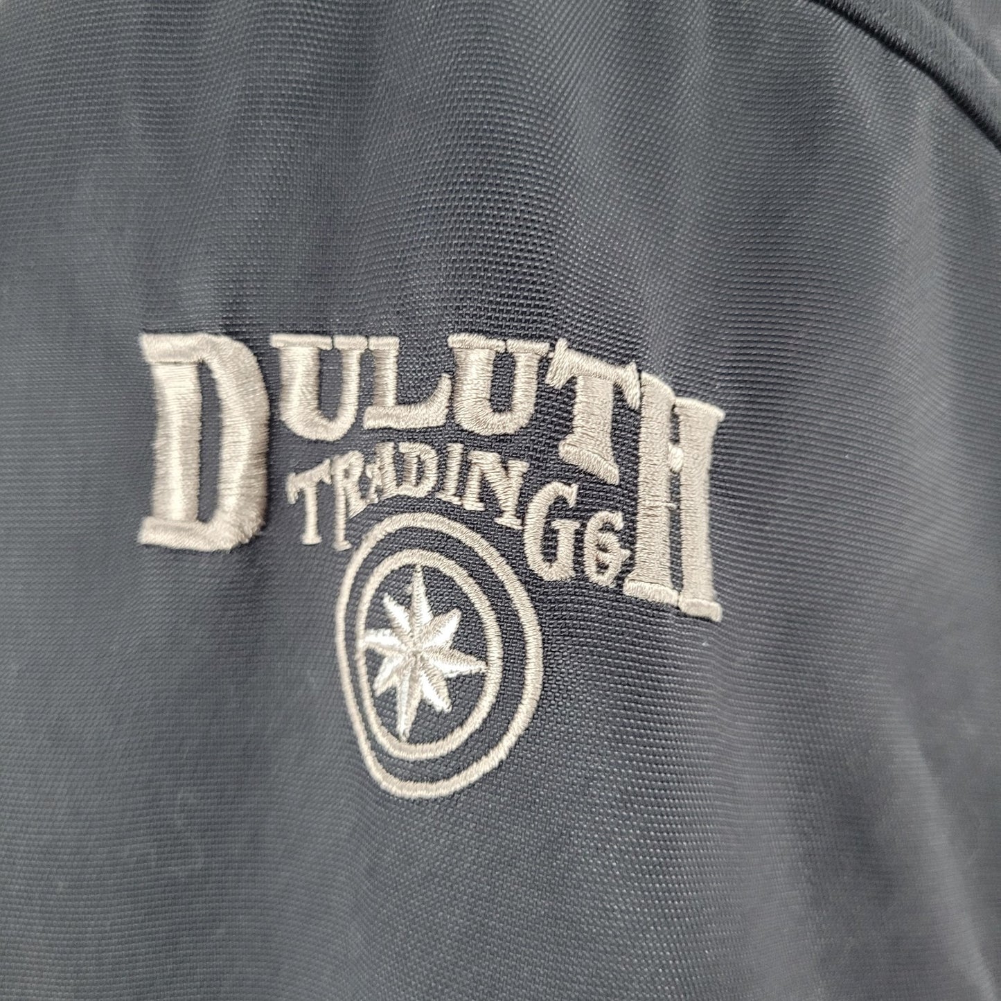 Duluth Trading Black Tradesmen Cargo Utility Fleece Lined Workwear Zip Jacket XL