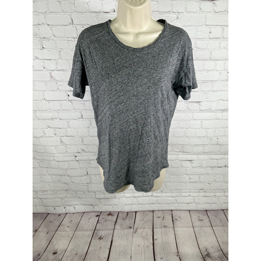 Madewell Gray Short Sleeve Basic Pullover Round Neck Lightweight T Shirt S