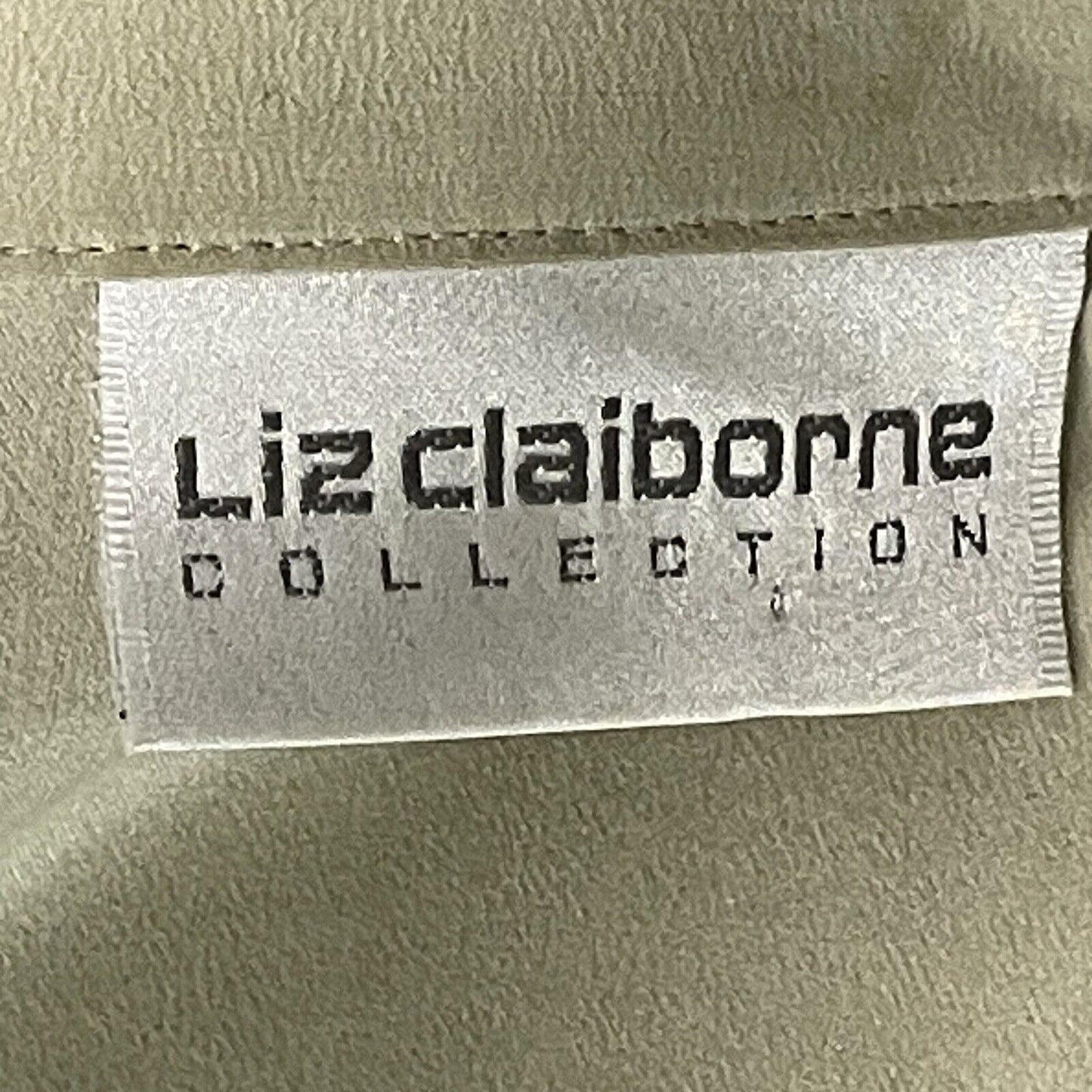 Liz Claiborne Beige Silk Oyster Shell Button Lightweight Unlined Blazer Size 4