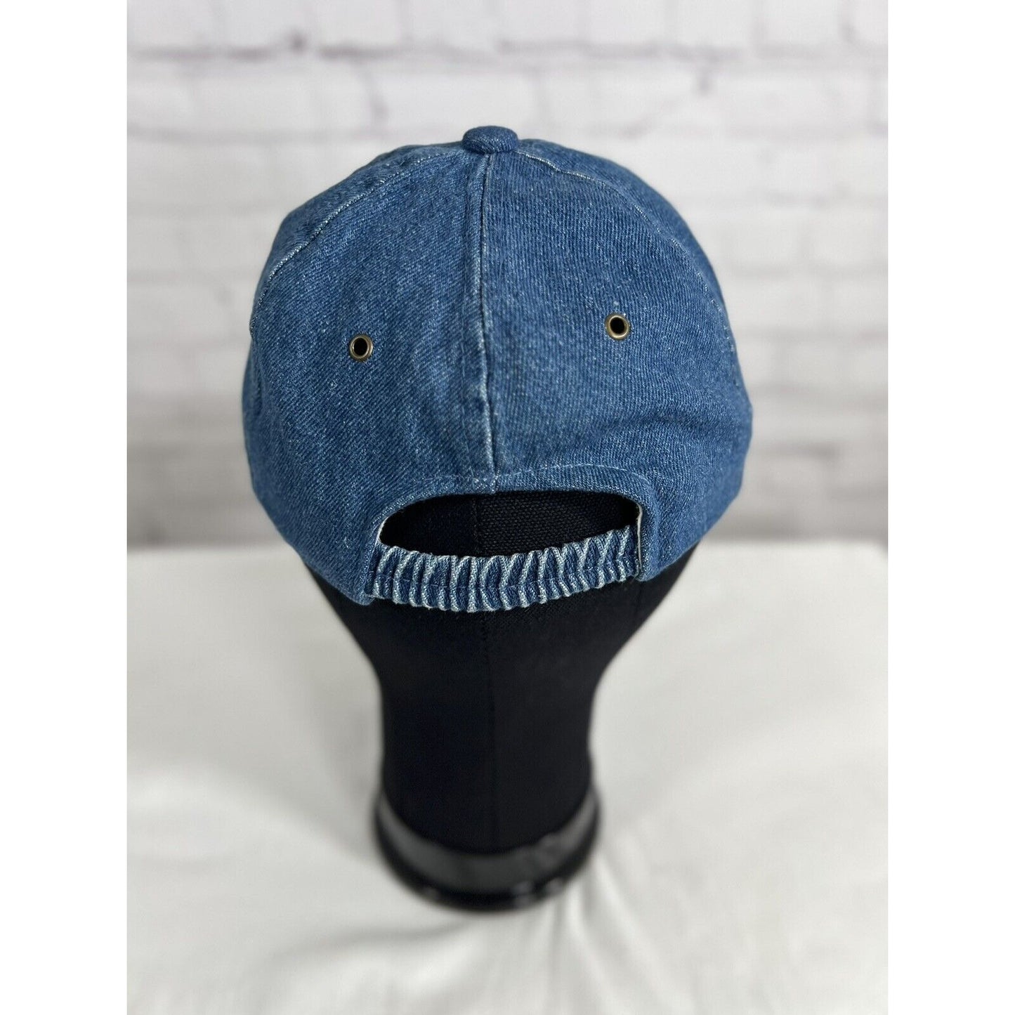 Vintage Mickey Mouse Unlimited Denim Hat Cap Stretch One Size Unisex Disney