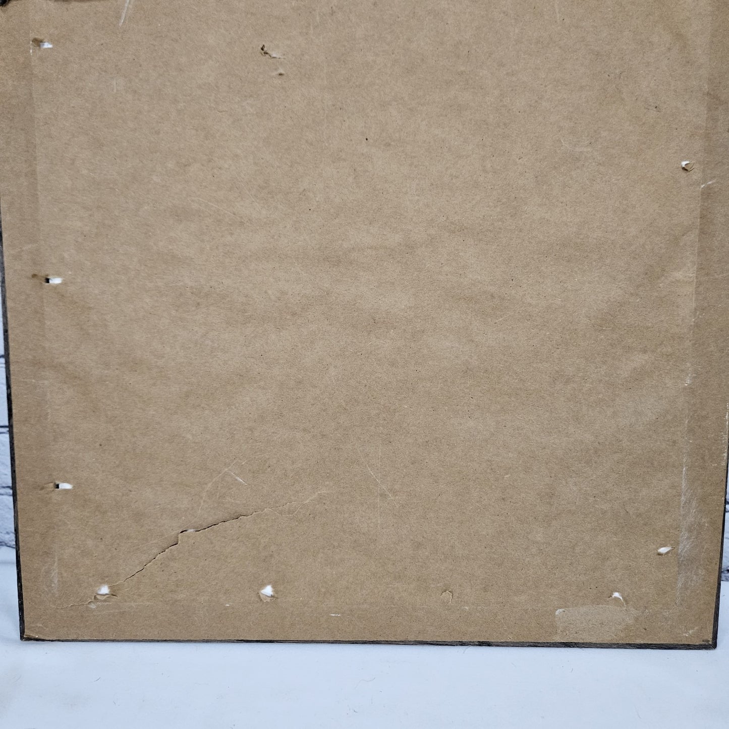 VTG C. Warren Original Desert Lizard Southwestern Folk Art Metallic Wood Framed