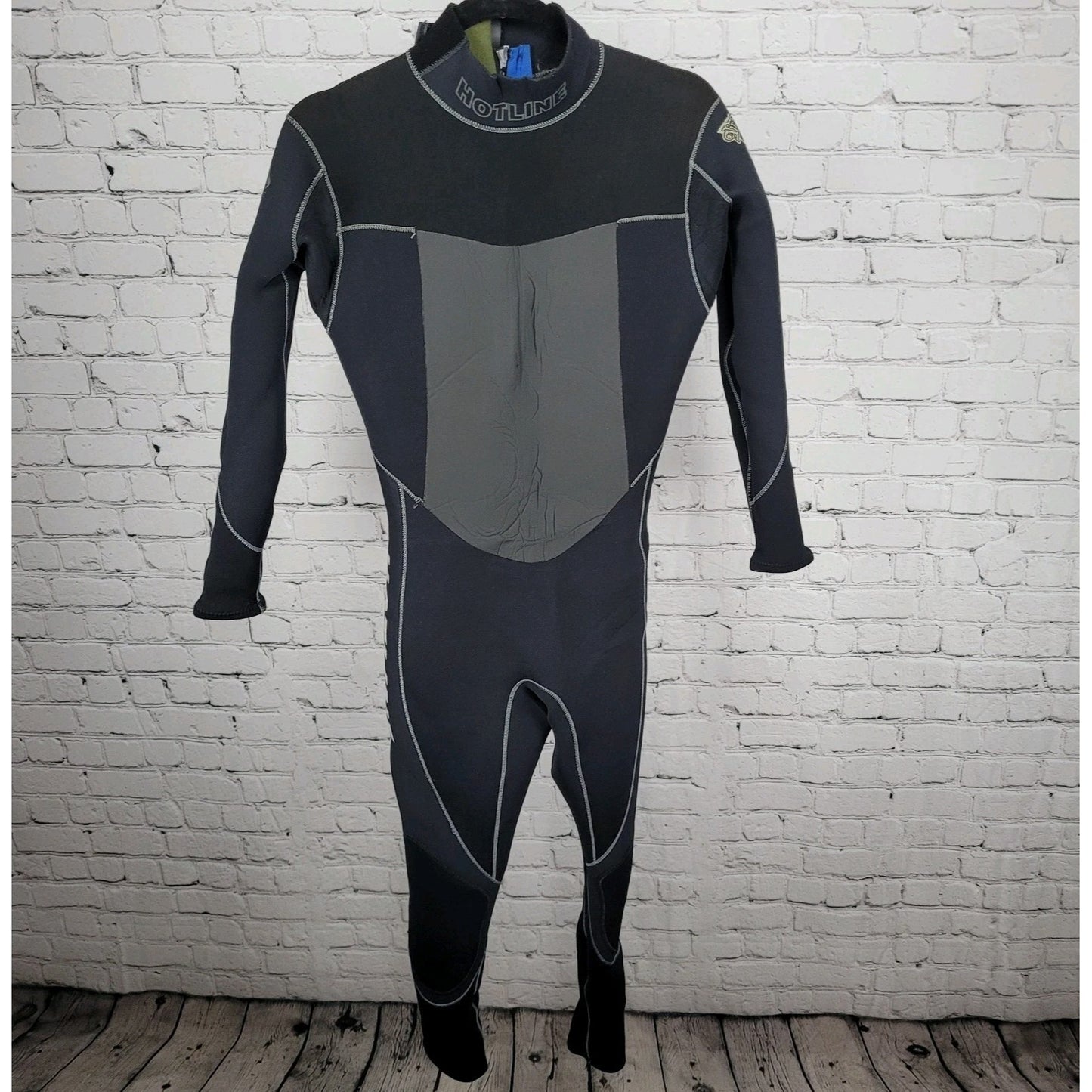 Hotline Black Airfighter Poly Pro Shield 4.3 Thermal System Surf Wetsuit USA 14