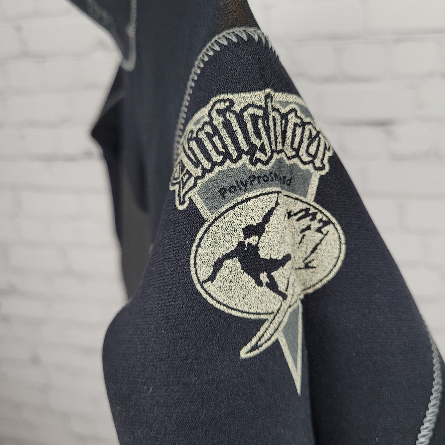 Hotline Black Airfighter Poly Pro Shield 4.3 Thermal System Surf Wetsuit USA 14