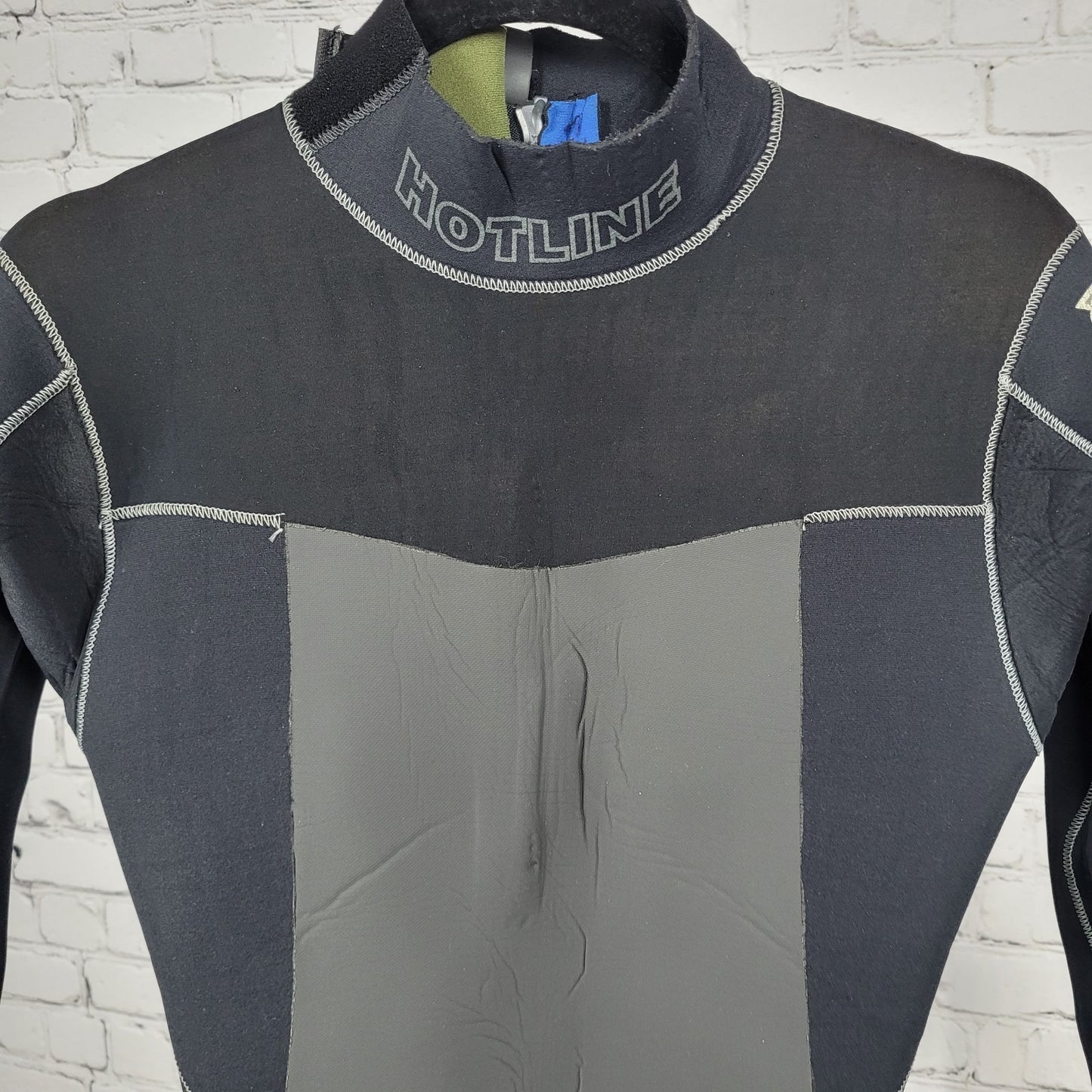 Hotline Black Airfighter Poly Pro Shield 4.3 Thermal System Surf Wetsuit USA 14