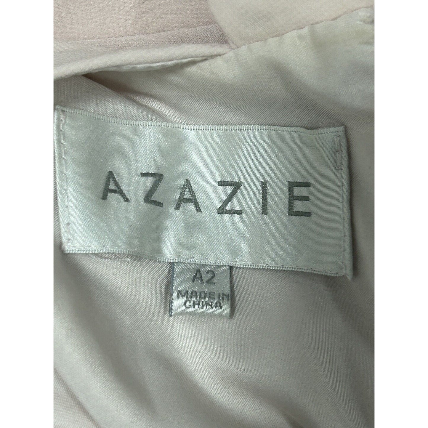 Azazie Light Pink Sleeveless Sweetheart Maxi Bridesmaids Dress Size A2