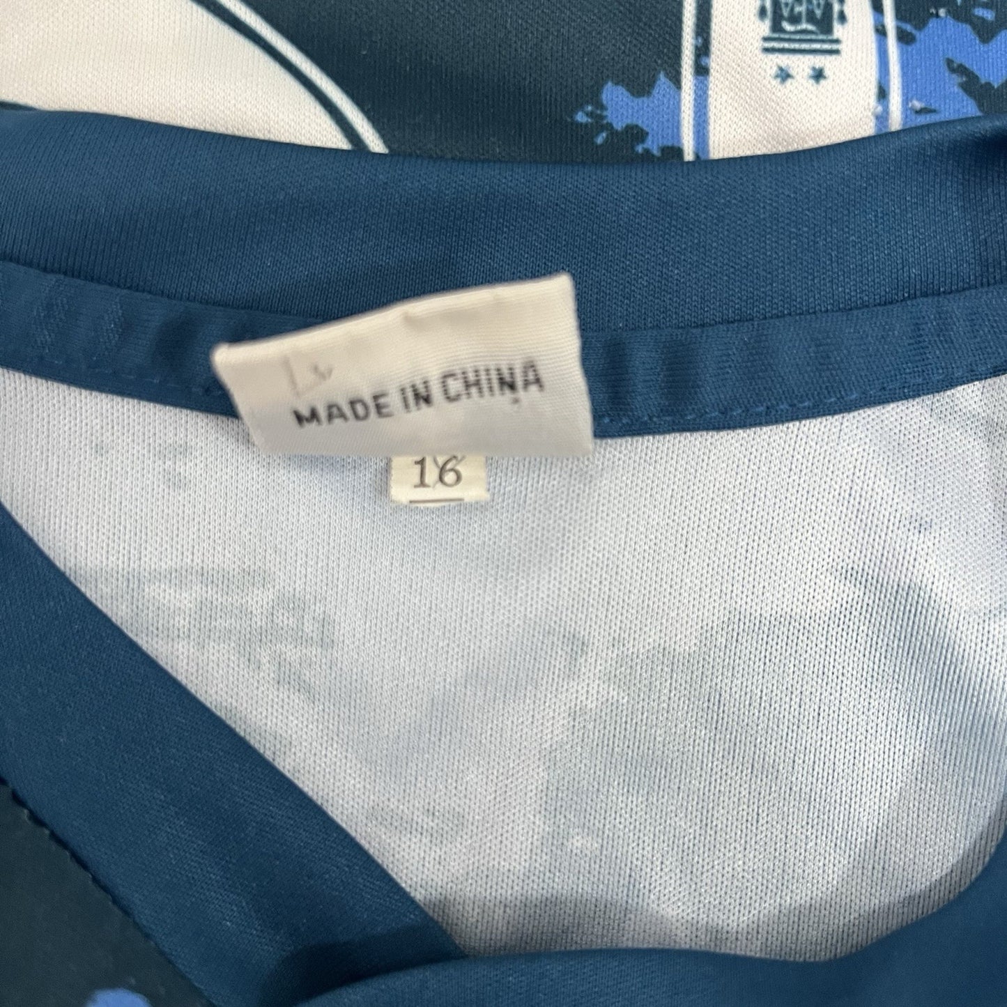 AFA 2021 Argentina #10 Lionel Messi Copa America Away Kids Jersey Size 16