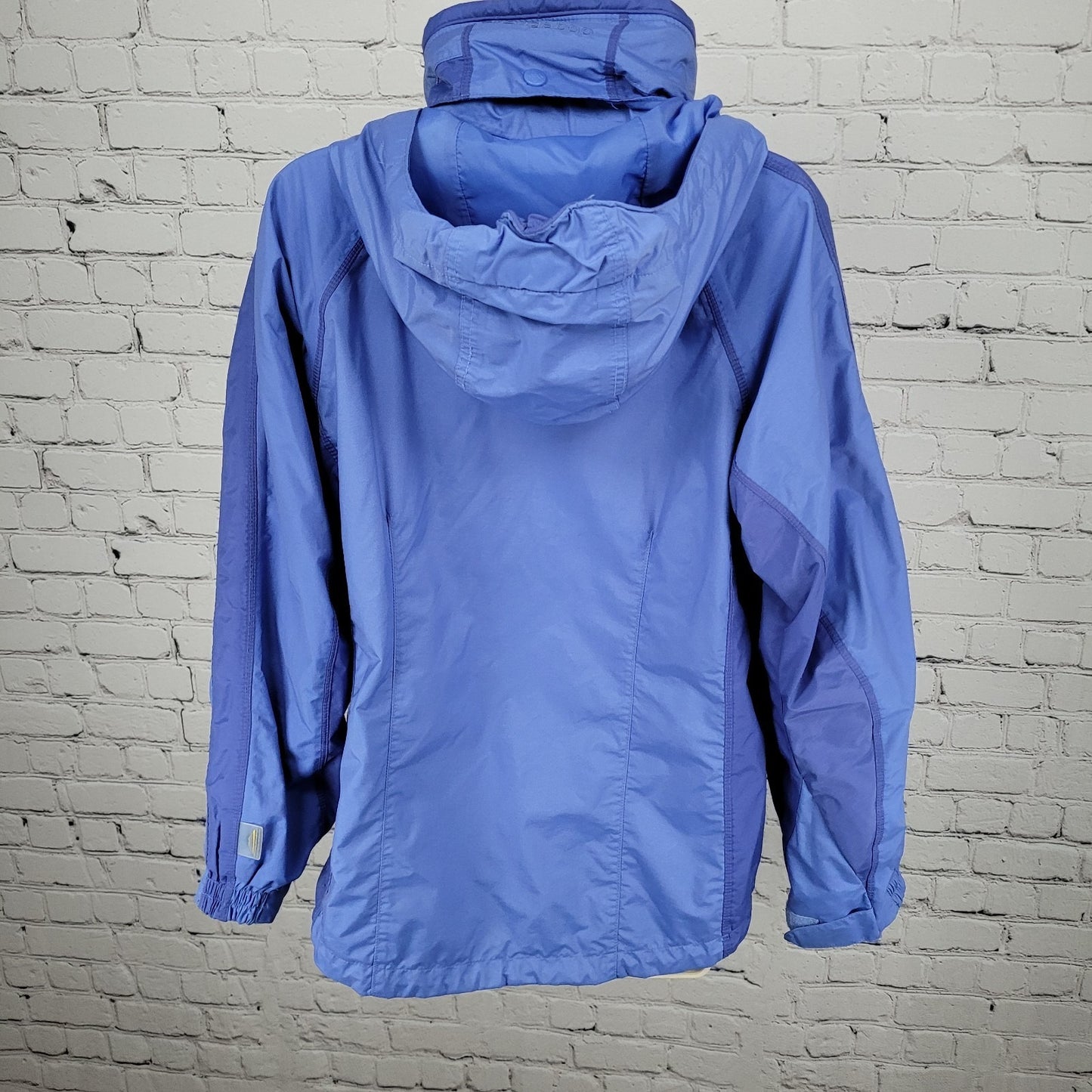 Columbia Blue Vertex Omni Shield Bugaboo Hooded Waterproof Jacket Size Medium M