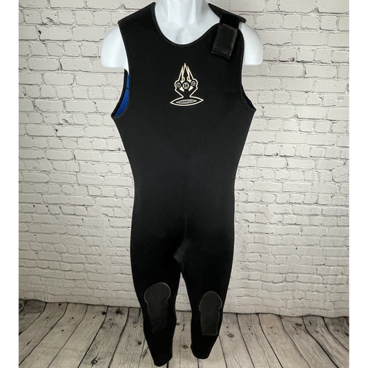 Deep Heet Connelly Black 5mm Sleeveless Dive Wetsuit USA Made Men’s Size Large L